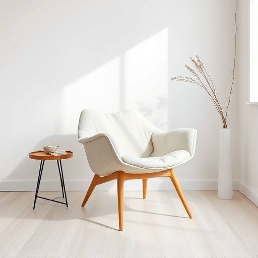 The Aspen Chair, featuring a modern design with durable linen fabric